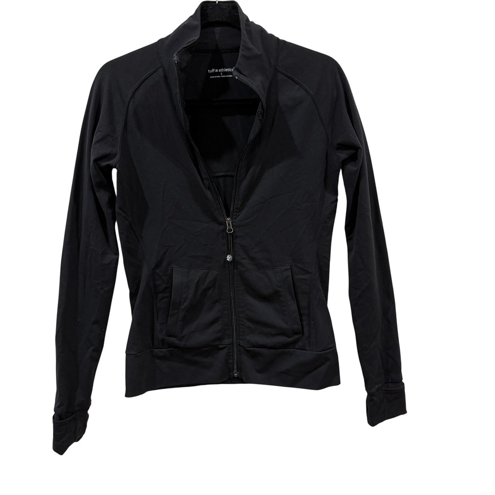 Tuff Athletics Black Full Zip Athletic Jacket Women's Size S